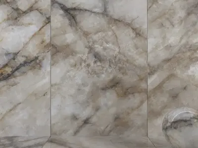 Wall Tiles Museum Crystal Thunder 160x320 Set 2 Texture