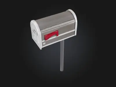 Mailbox Sentinel  Watchful Guardian of the Neighborhood 3D model