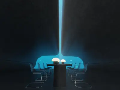 Conference room 3D model