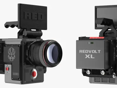  Movie Director with Video Production Equipment Collection 