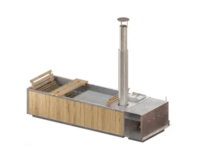 Goodland Wood Burning Tube 3D model