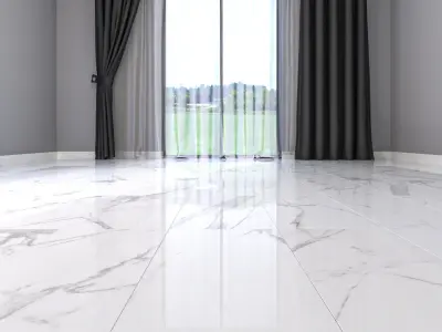 Marble Floor Afyon White Set 1 Texture