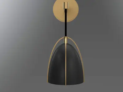 NORMAN ONE LIGHT SCONCE BY SEA GULL COLLECTION 3D MODEL 3D model