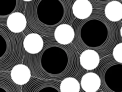 Concentric Circles Polka Pattern Texture  Texture