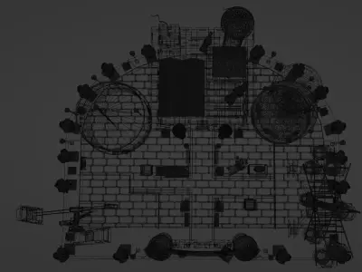 Amusement Park Low-poly 3D model