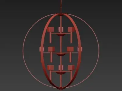 Mondo Chandelier 3D model