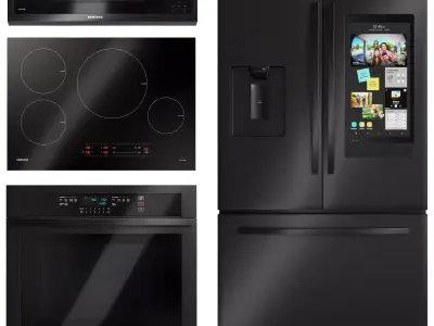 Samsung Kitchen Bundle04 Low-poly 3D model