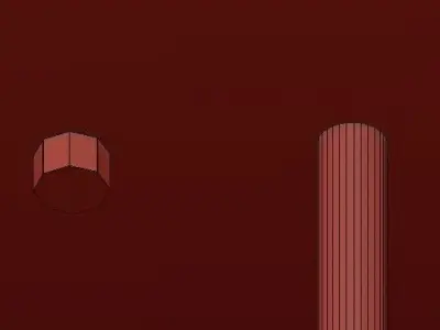  Cubist Contemporary Brushed Nickel Kitchen 3D model