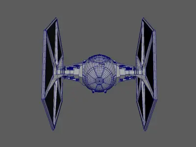 star wars tie fighter 3D model