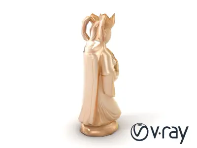 Goddess Statuette Cultural Heritage model pack Texture