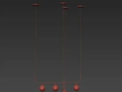 BAI CHANDELIER COMBINATION 3D model