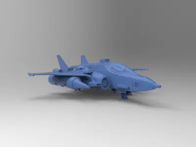 sci-fi spaceship 3D print model purchase