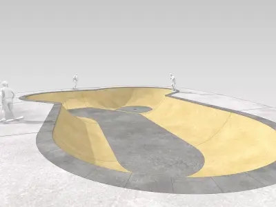 Bowl 05 - Skate Park 3D model