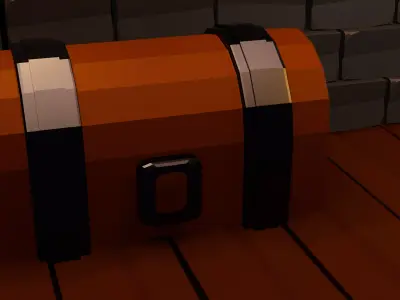 Anciant Room Low-poly 3D model