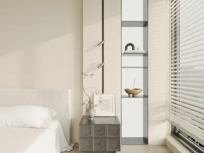 Comfortable bedroom 3D model