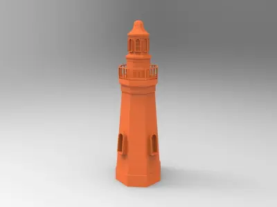 MARINE LIGHTHOUSE 3D print model