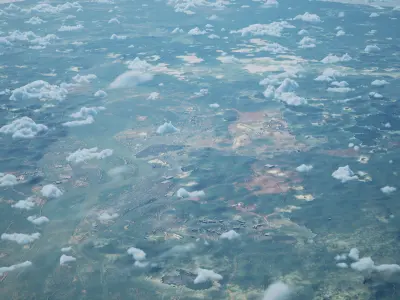 Suining China City Landscape 3D Model 3D model