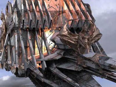 Dragon Knight Airship 1  3D model