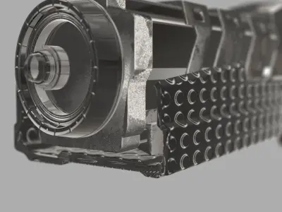 Sci-Fi Shotgun 3D model