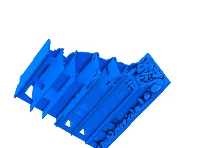 Gothic Ruins -  ruined buildings 3D print model