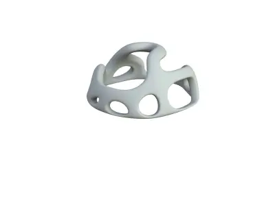 SciFi Cube Object No 45897 Low Poly Shape Low-poly 3D model