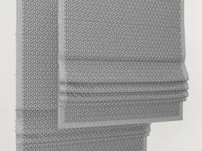 Roman shade h 3D model