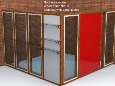 gcoffice grab bar booth Free 3D model