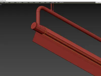 ARRIS MINIMAL DESIGN LIGHT Low-poly 3D model