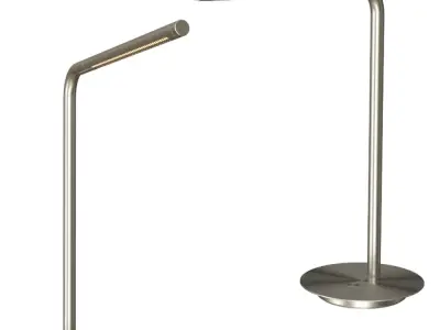 Minimalist Metal Office Desk Lamp  Low-poly 3D model