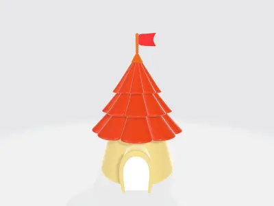Ancient House 3D model