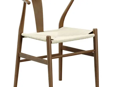 Giselda table Uish chair 3D model