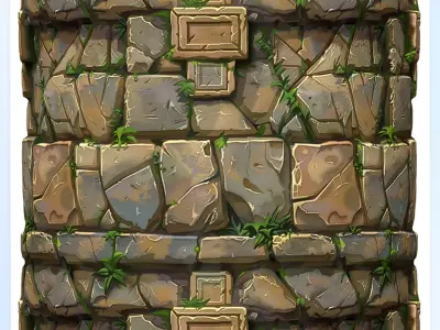Stylized Wall Seamless Texture Texture 17