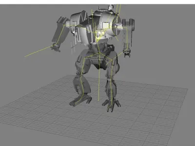 War Robot Character R03 3D model