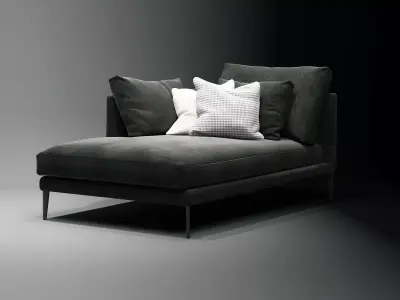 Paraiso Chaise Longue 3D model