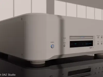 High-end SACD Esoteric P-02 3D model