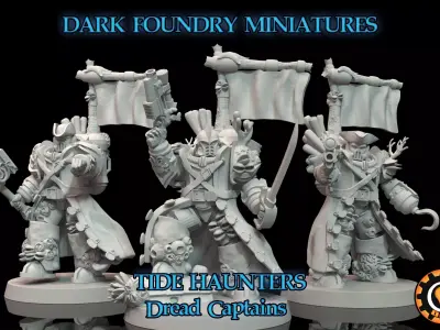 Tide Haunters - Dread Captain Kit 3D print model