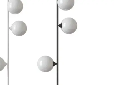 Vertical Globe Floor Lamp 3D model