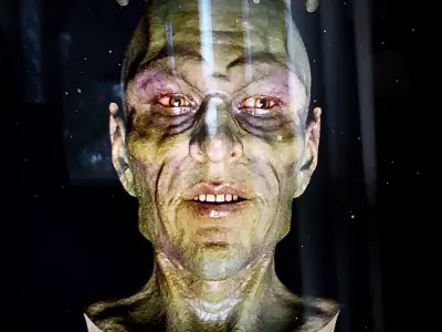 Realistic Piccolo Head mesh Low-poly 3D model