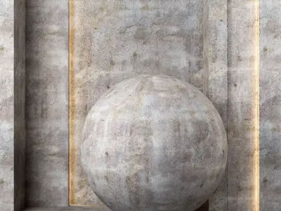 4K Concrete Wall and Floor Textures  - Seamless - Light Grey  Texture