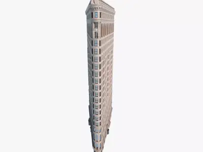 Flatiron Building Low-poly 3D model