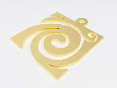 Maori pendant 9 3D print model