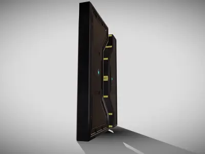 Sci-fi Doors Low-poly 3D model purchase