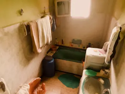 Realistic 3D Scanned Bathroom  AR VR Environment  Low-poly 3D model