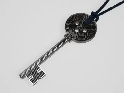 Coraline button Key - featured 3D print model
