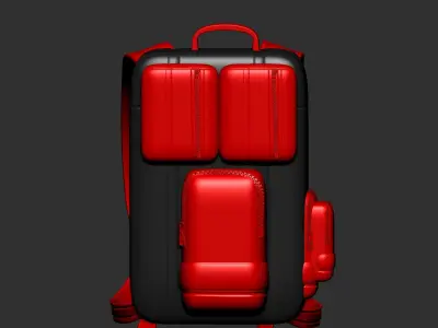 backpack sculpt 3d printable  3D model