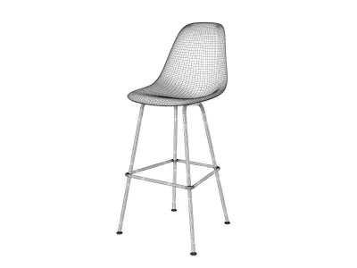Eames Shell Stool 3D model