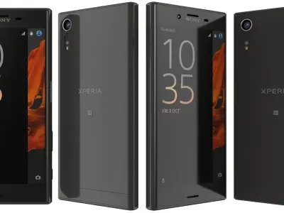 Sony Xperia XZ Mineral black 3D model