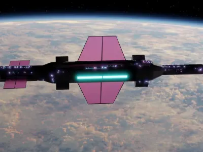 Spacestation 3D model