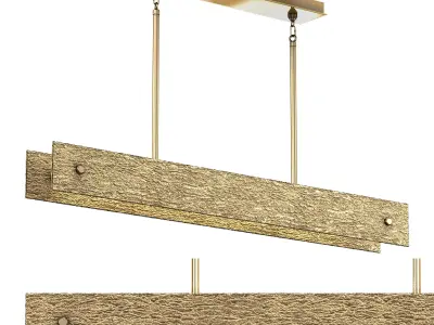 VOUVRAY LINEAR CHANDELIER 54 3D model