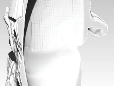 Baseball cap street king pendant 3D print model